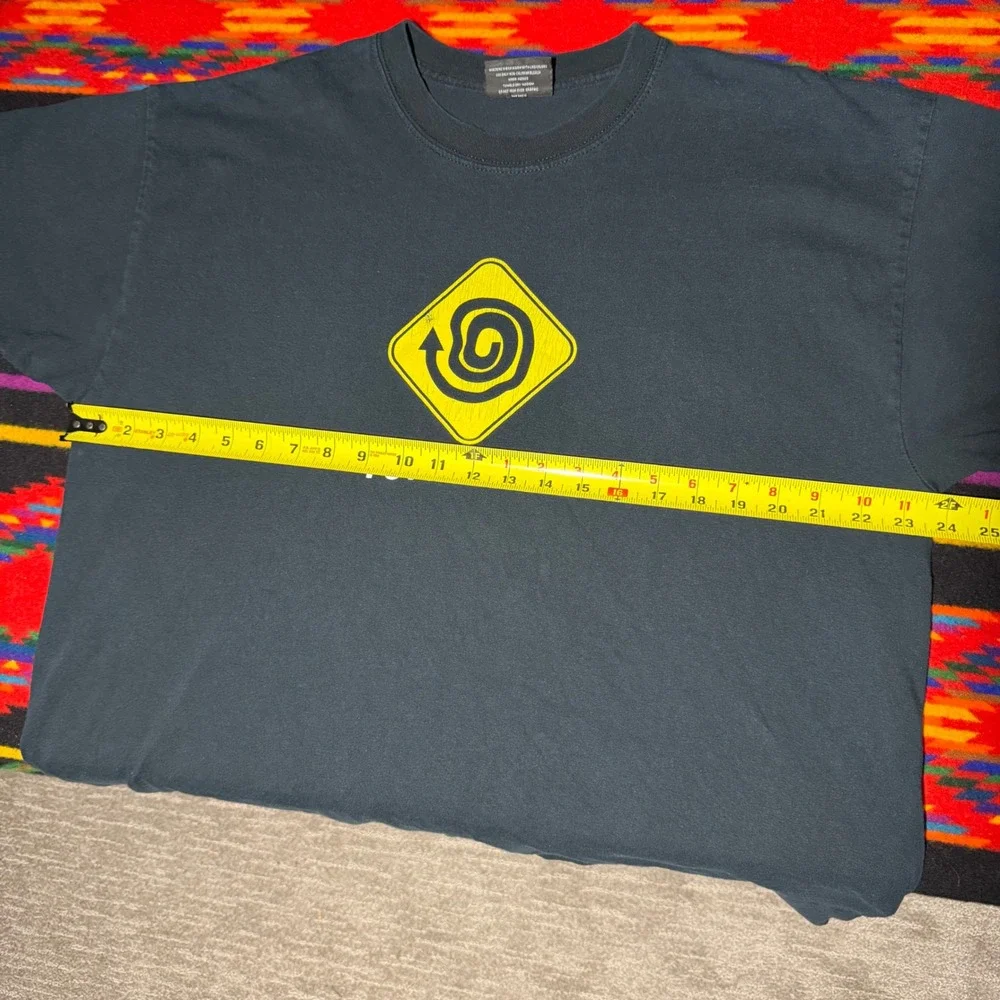 Steve & Barrys Mens XL Black Psycho Path Graphic T-Shirt Cotton Short Sleeve Tee